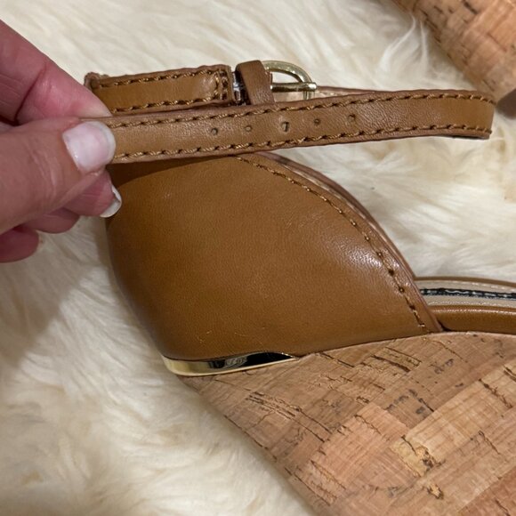 Nine West Lilly Wedge Sandals Size 10.5M - Picture 5 of 6